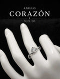 Anillo Corazón con Zirconias AO0051