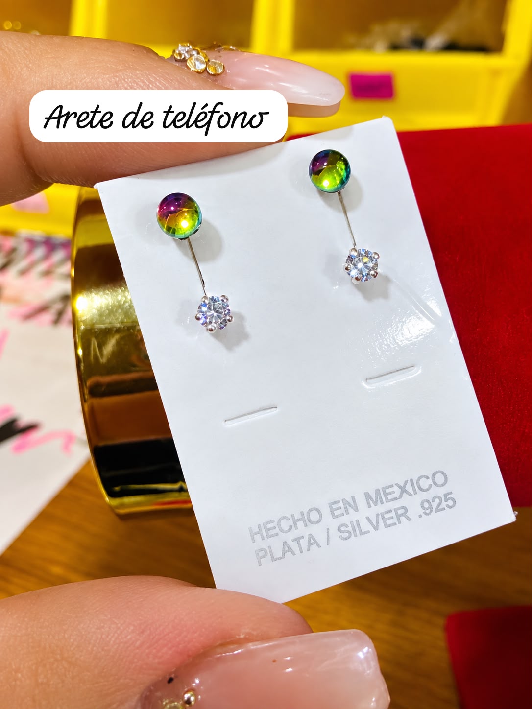 Arete Teléfono Tornasol AE0082