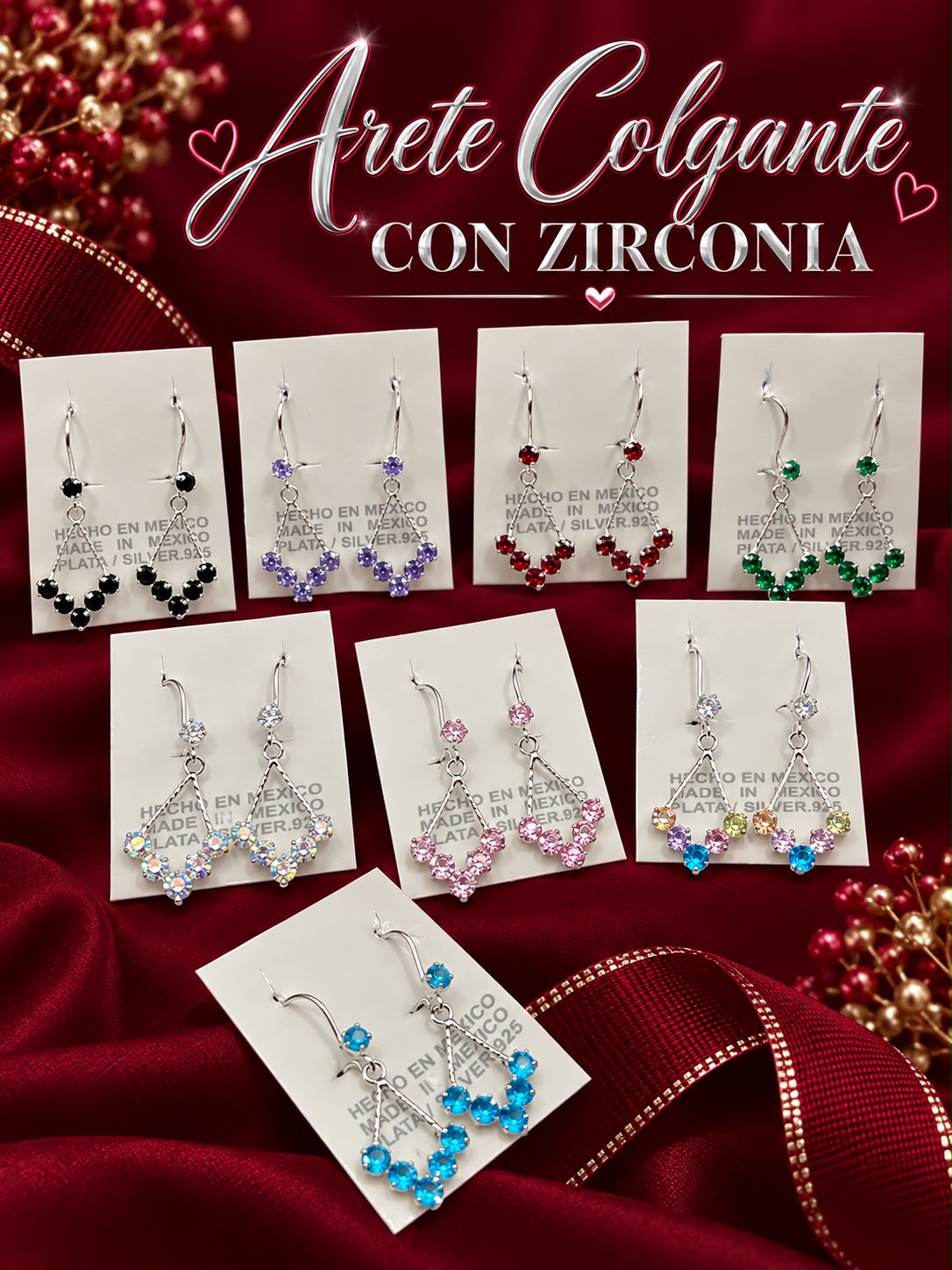 Arete Rombo con Circonia AE0093