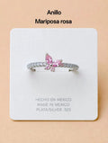 Anillo Mariposa Rosa AO0056