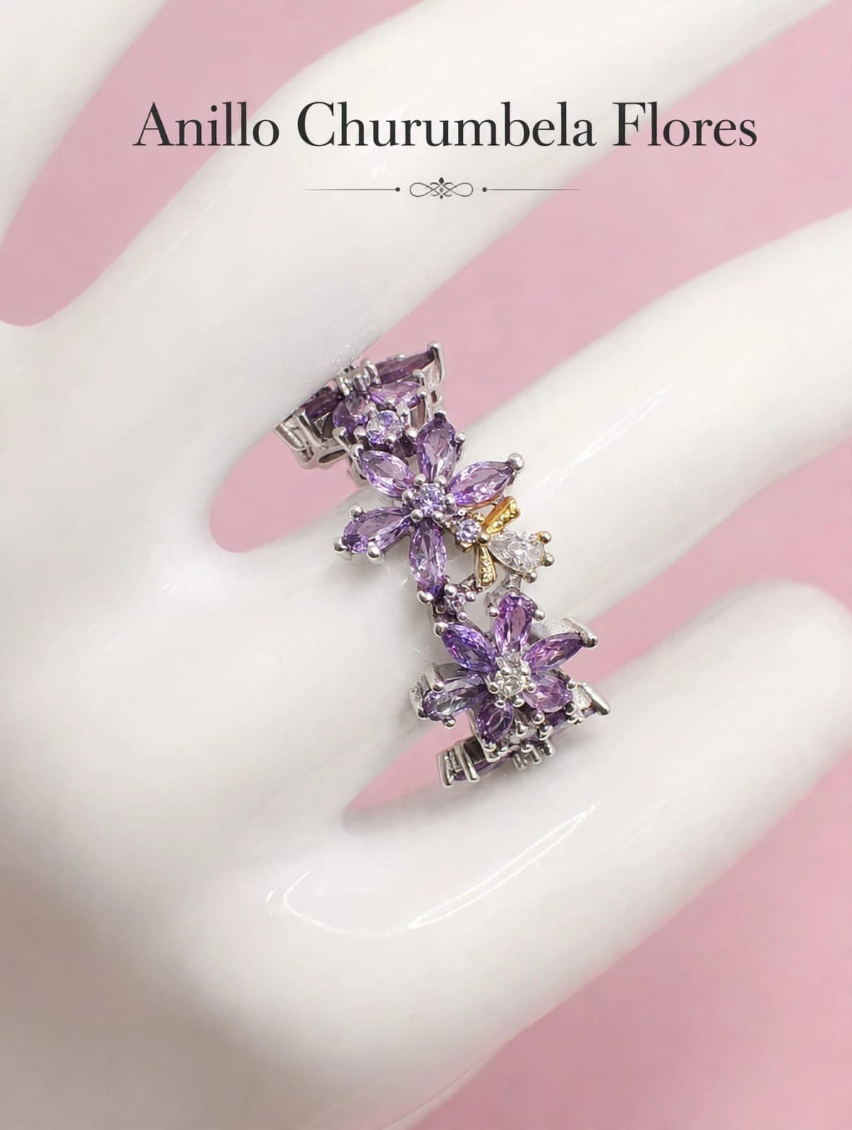 Anillo Churumbela Flores AO0057