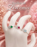 Anillo de Hoja con Zirconia AO0054