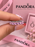 Anillo Corazones Rosas AO0115