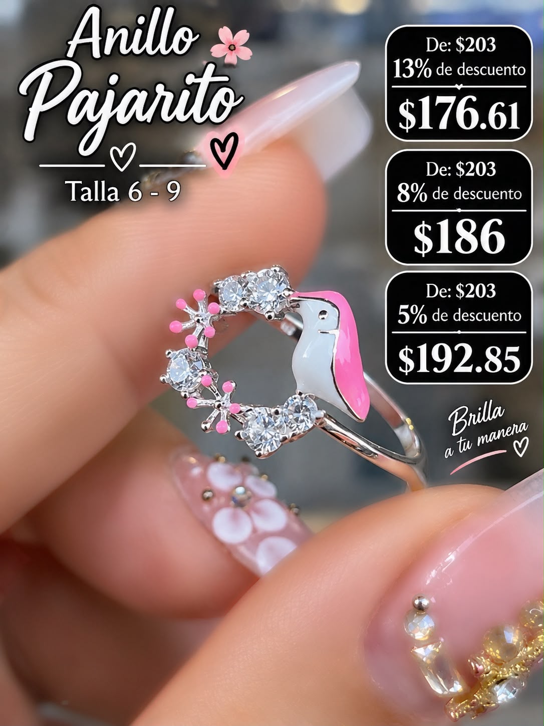 Anillo Colibrí AO0127