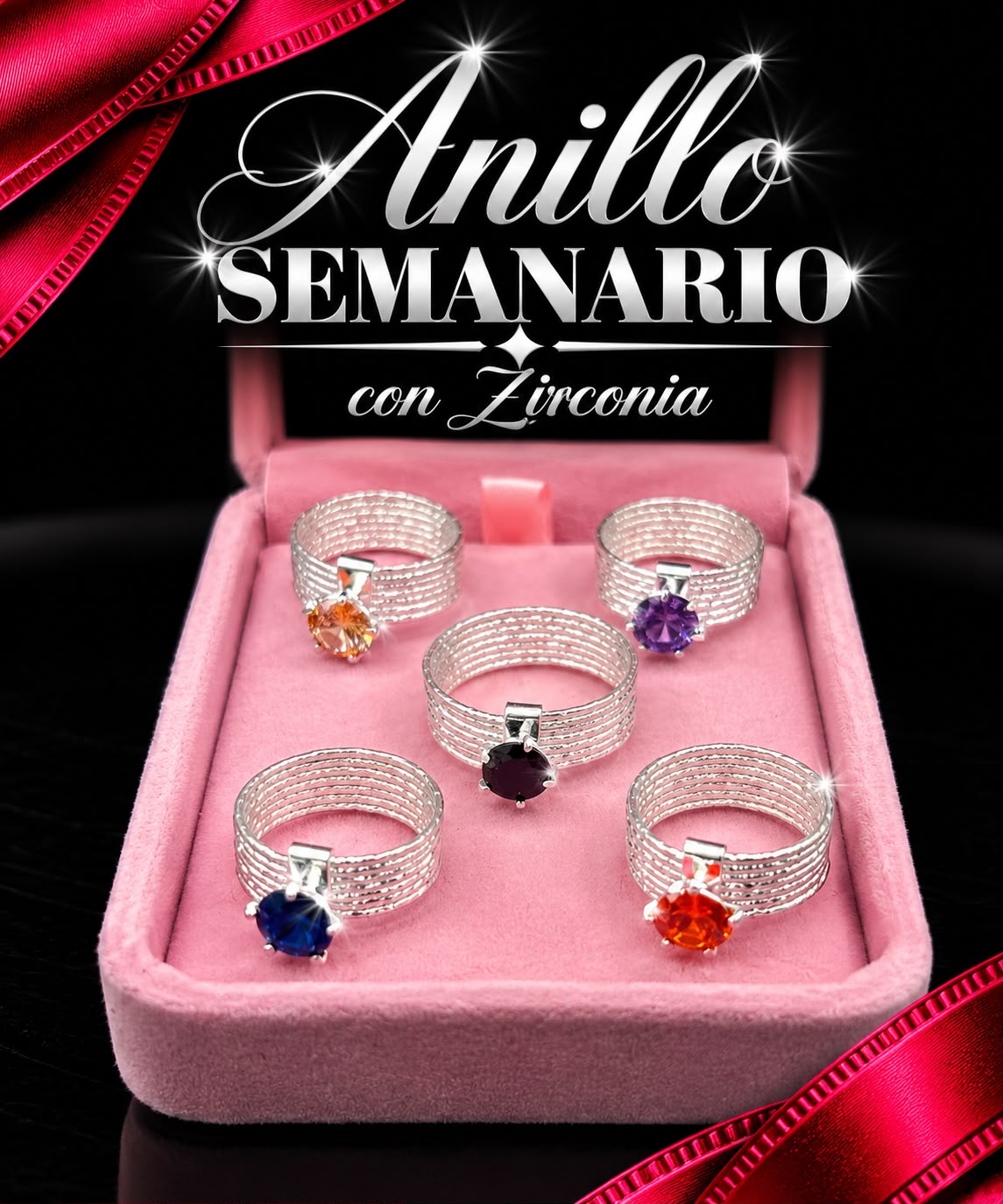 Anillo Semanario Colores AO0153