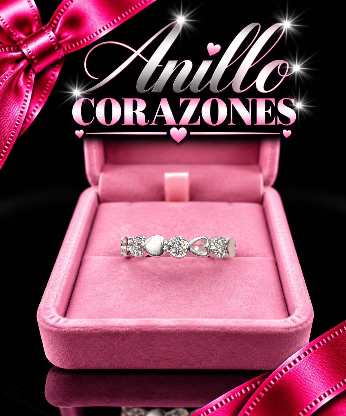 Anillo Corazones AO0160