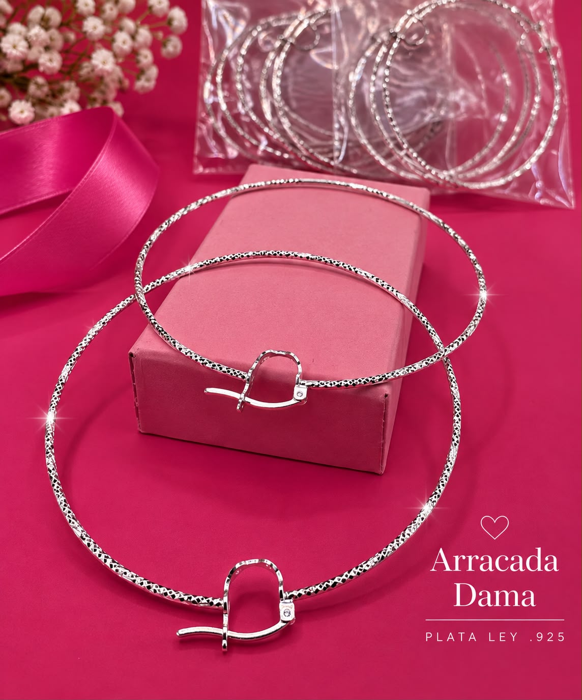 Arracada Diamantada 6cm AR0029