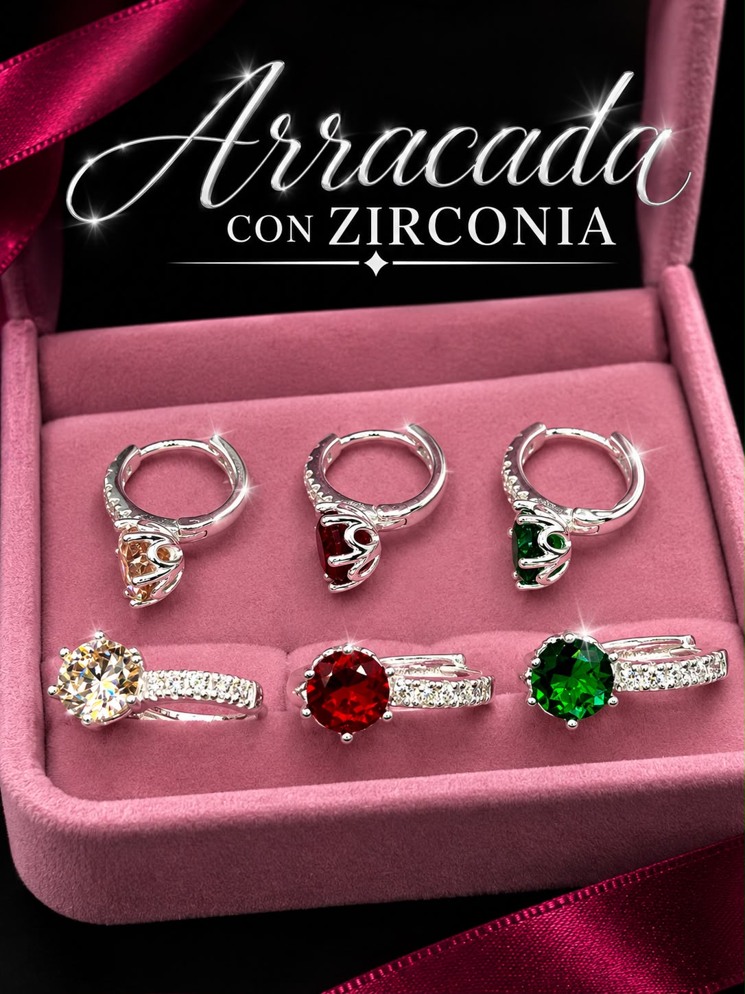 Arracada Huggies Circonia AR0042