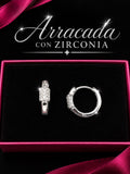 Arracada Lisa Con Circonia AR0046