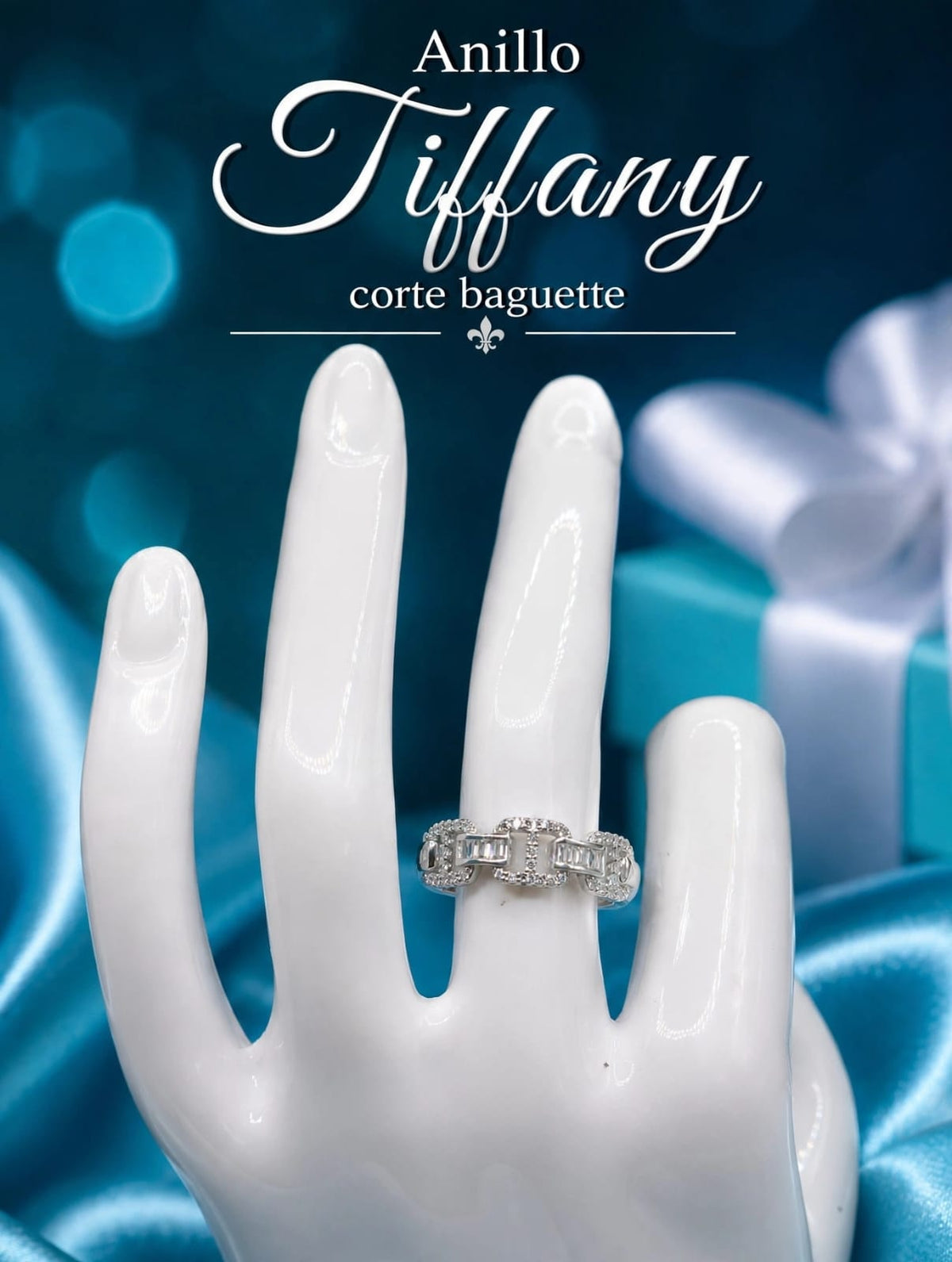 Anillo Tifanny Corte Baguette AO0047