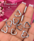 Arracada Corazón Circonia AR0019