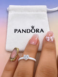 Anillo Pandora Corazón Blanco AO0084