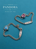 Anillo Cadena Corazón Pandora AO0088