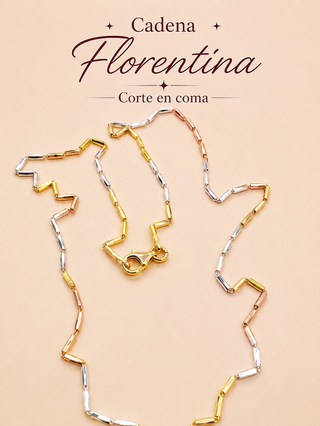 Cadena Florentina corte en Coma CA0008