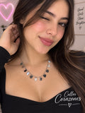 Collar Corazones CD0034