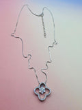 Collar Van Cleff Silueta con Circonias CD0002-T