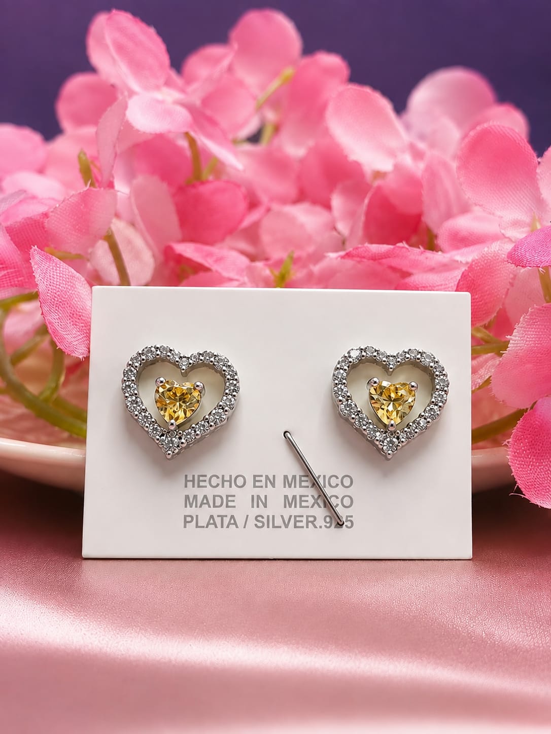 Arete Corazón Circonia AE0004