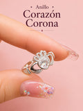 Anillo Corazón Corona AO0013