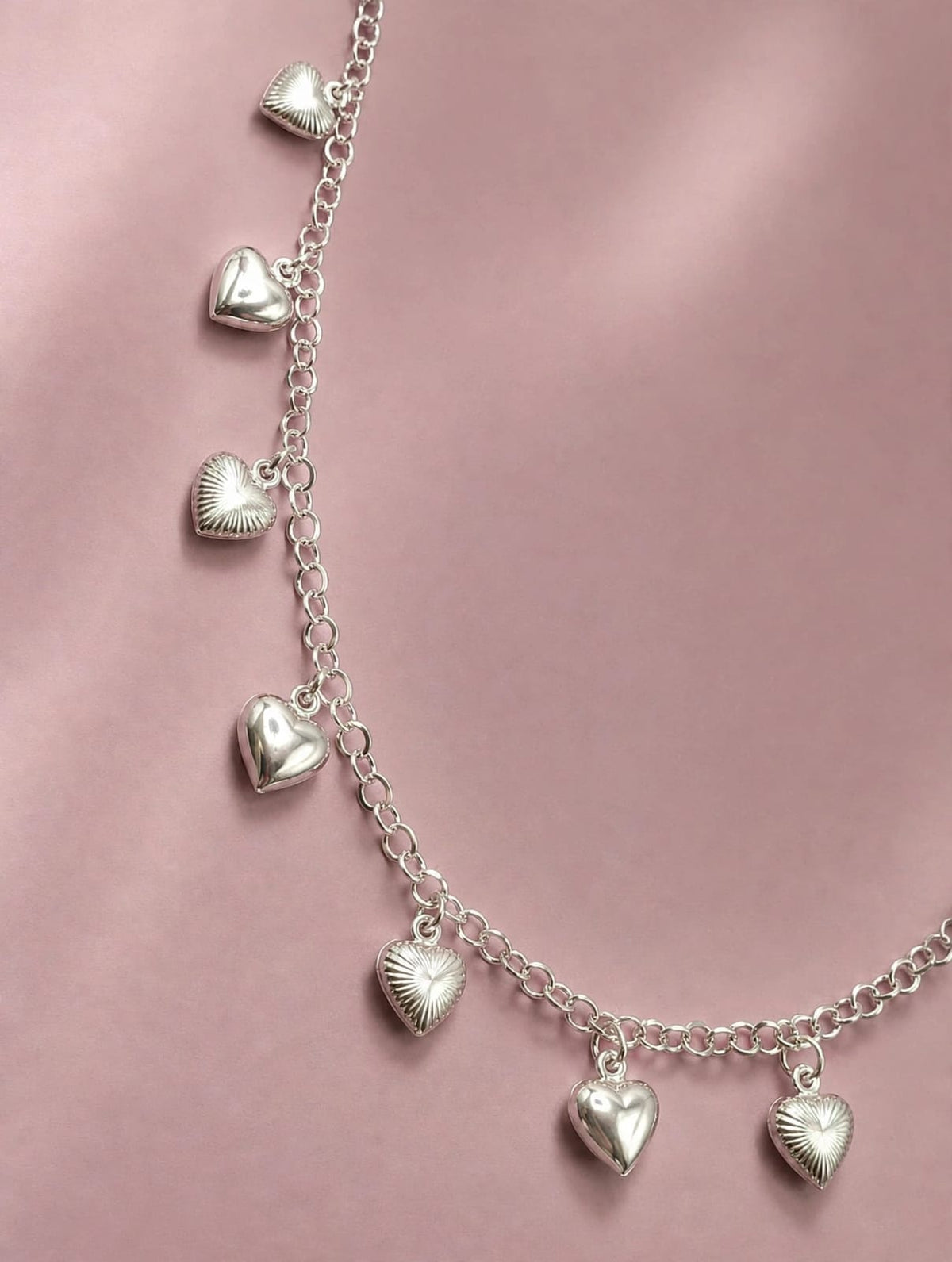 Pulsera de Corazones Bombeados PV0023