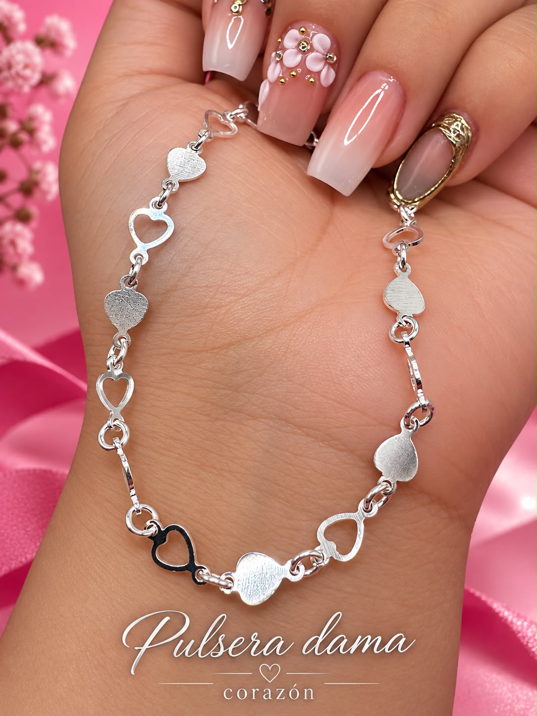 Pulsera Corazones PV0036
