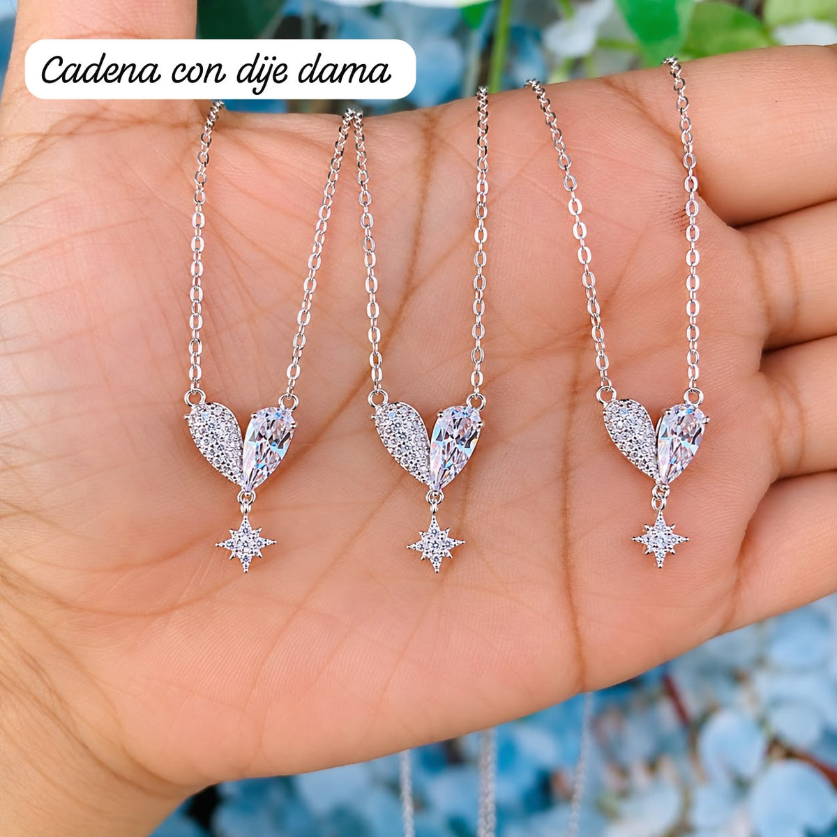 Collar De Corazón Estrella CD0030