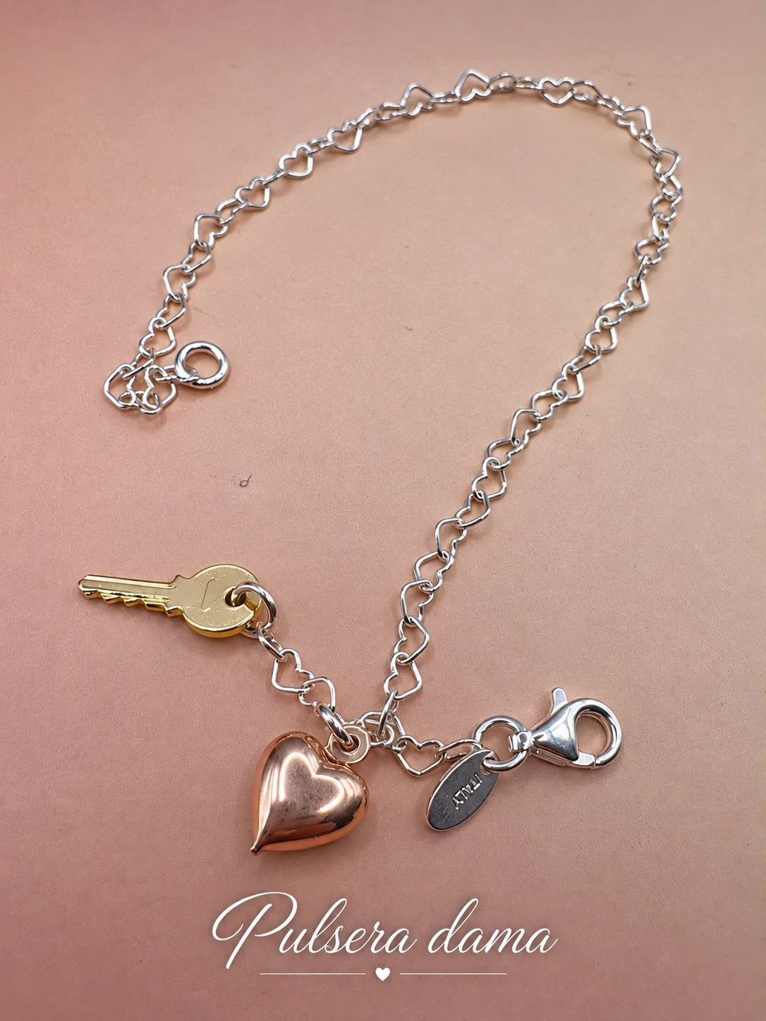 Pulsera Corazón Llave PV0035