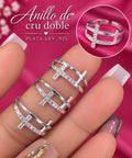 Anillo de Cruz Doble AO0067