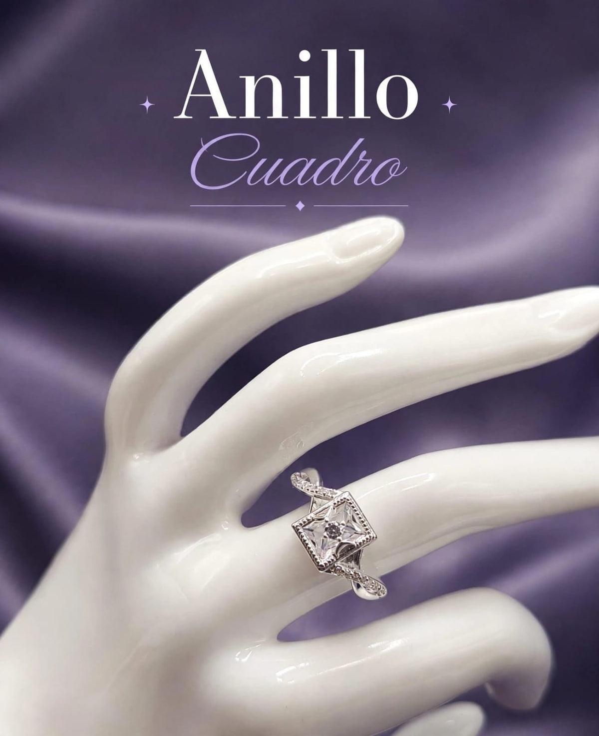 Anillo Cuadrado Elegante AO0048