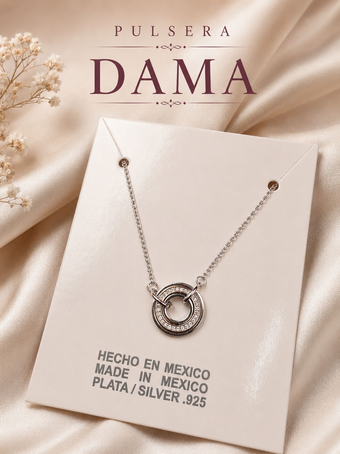 Pulsera Circular Con Circonia PV0017