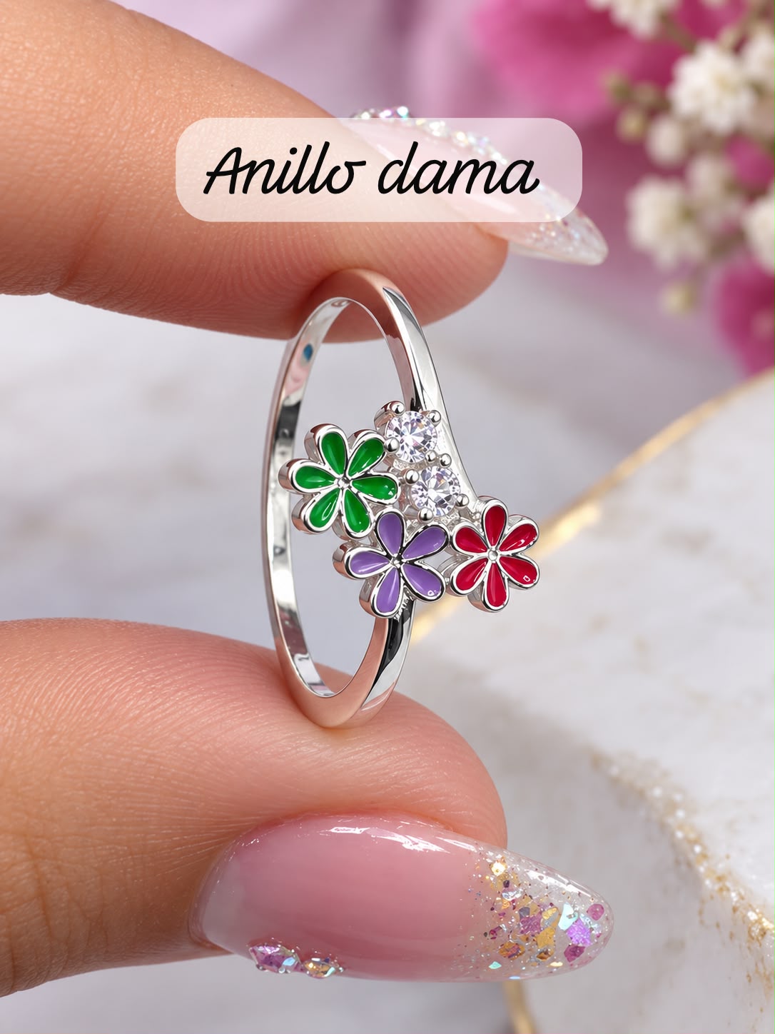 Anillo de Flores AO0065