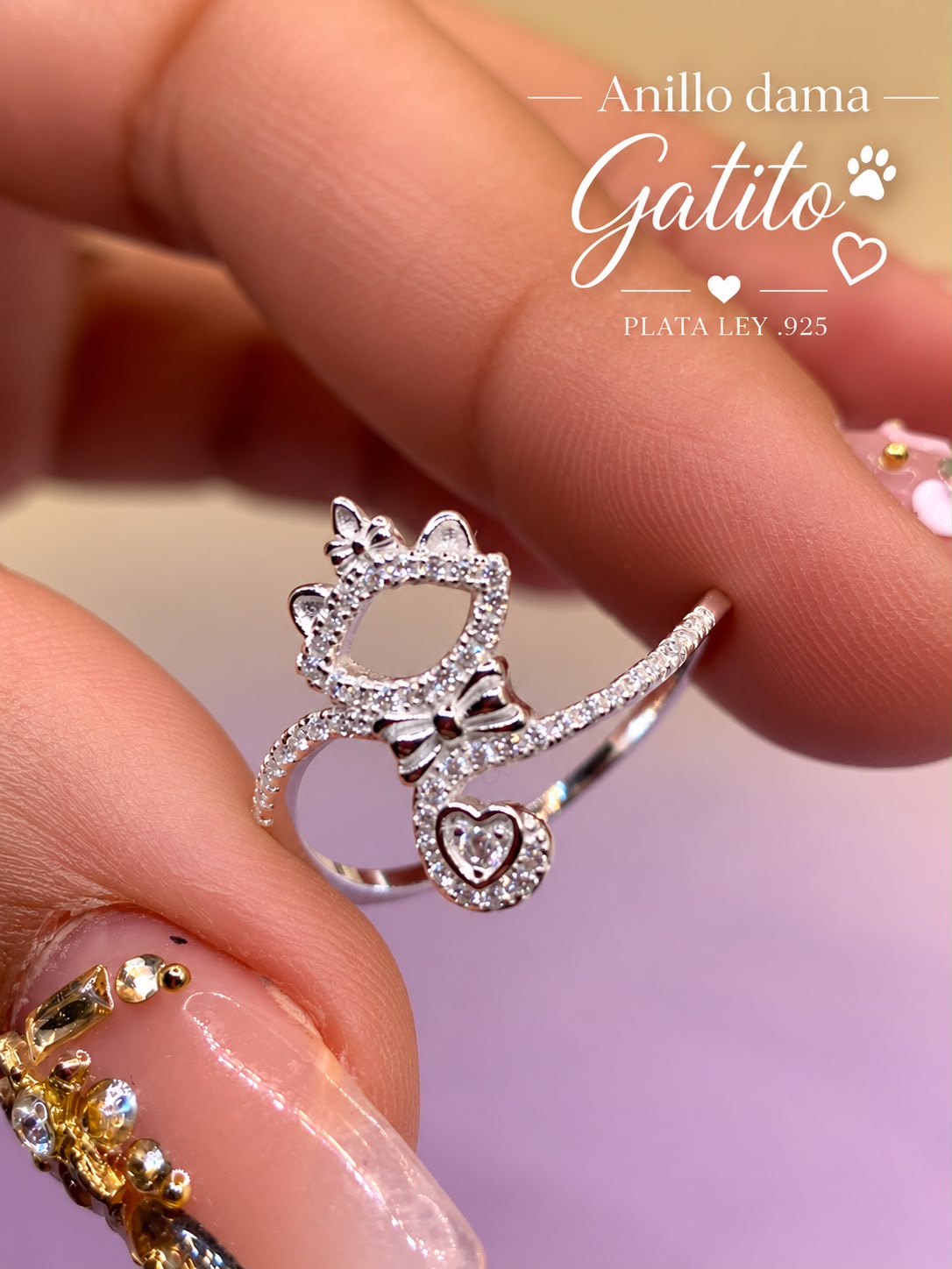 Anillo Gato Moño AO0107