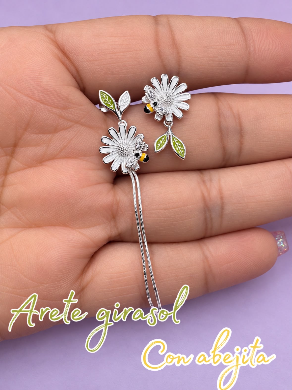 Arete Girasol Abejita AE0024