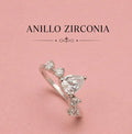 Anillo Gota Zirconia AO0049
