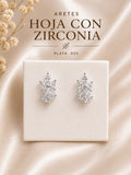 Arete Hoja Circonia AE0014