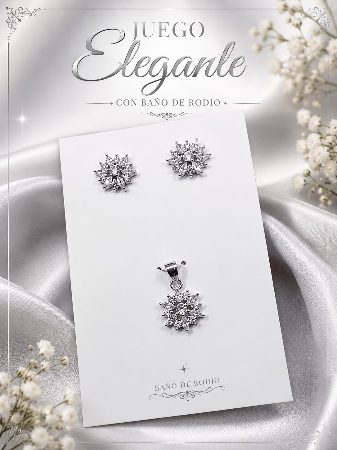 Juego Elegante de Circonia JS0003