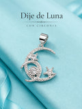 Dije de Luna con Circonia DE0007