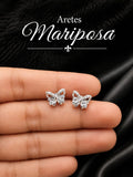 Arete Mariposa Corazón AE0012