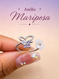 Anillo Mariposa y Flor AO0014