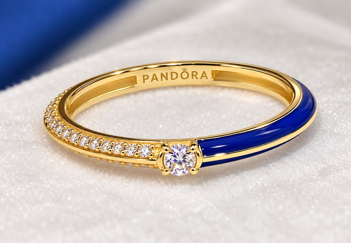 Anillo Solitario Con Pave AO0097