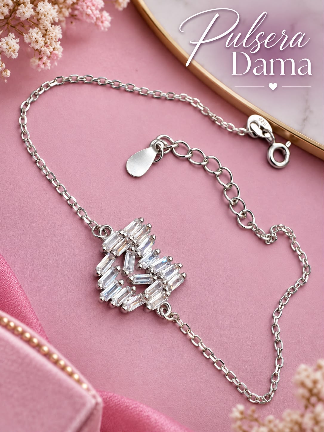 Pulsera Corazón Circonia PV0033