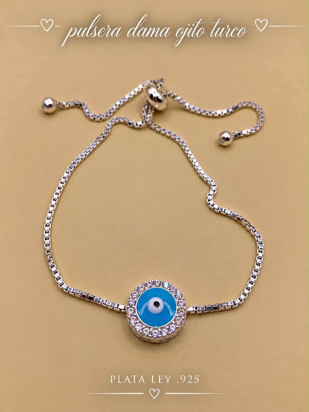 Pulsera Ojo Turco Ajustable PV0052