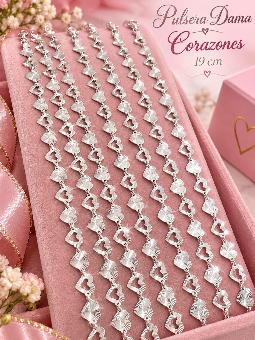 Pulsera Corazones PV0061