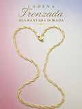 Cadena Trenzada Dorada CA0010