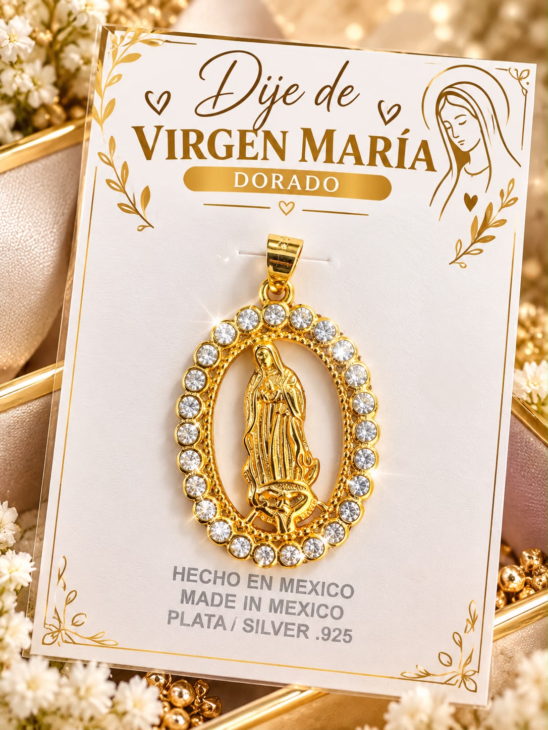 Dije de la Virgen María DE0012